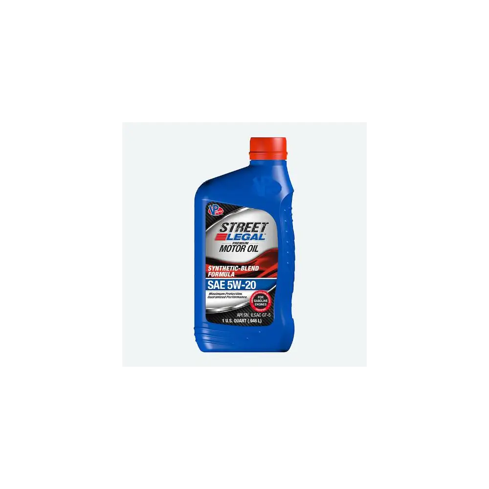 Street Legal 5W-20 Synthetic Blend Formula Motor Oil - 1 Quart Bottle - VPRVP3752043